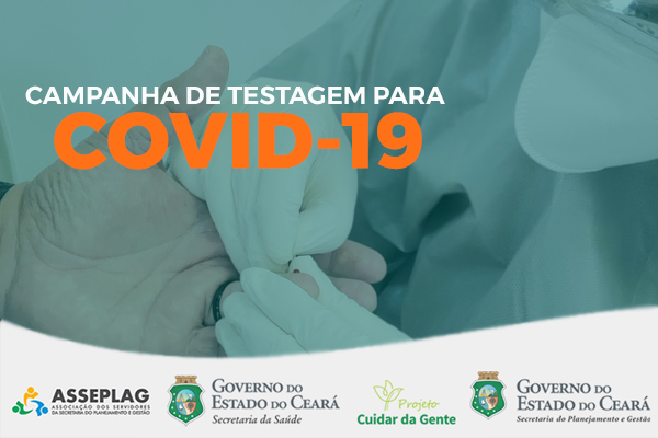 Seplag iniciará na terça-feira (13) testagem para covid-19 em servidores e colaboradores