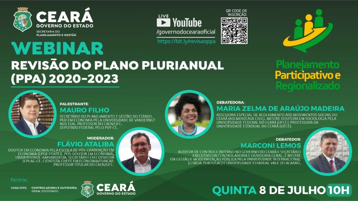 Revisão do PPA 20202023 tem início nesta quintafeira Secretaria do