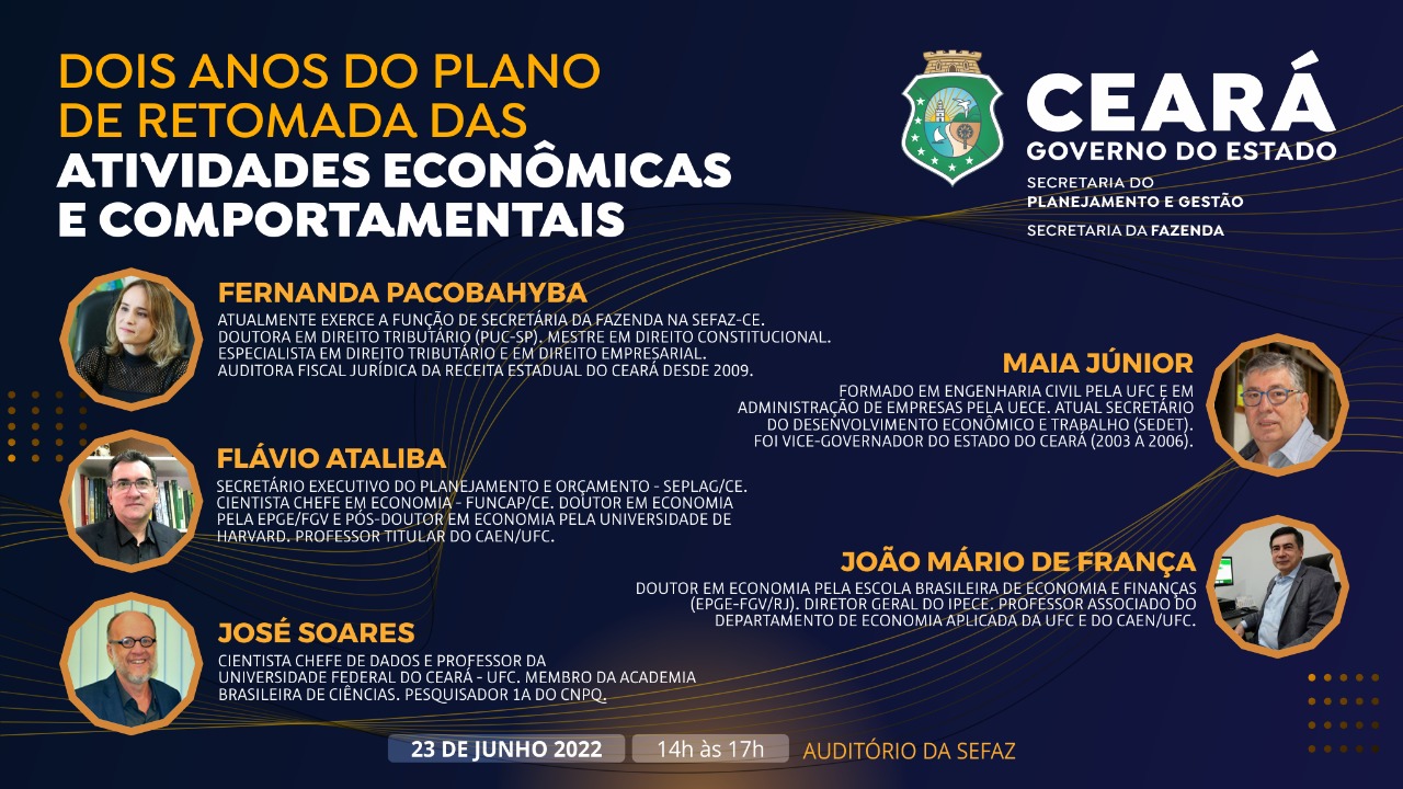 Seplag realiza 1º Workshop Cientista-Chefe em Economia - Governo do Estado do Ceará