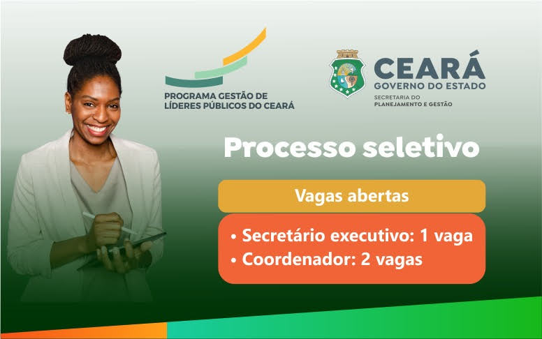 Seplag recebe até quarta (12) inscrições para vagas de secretário