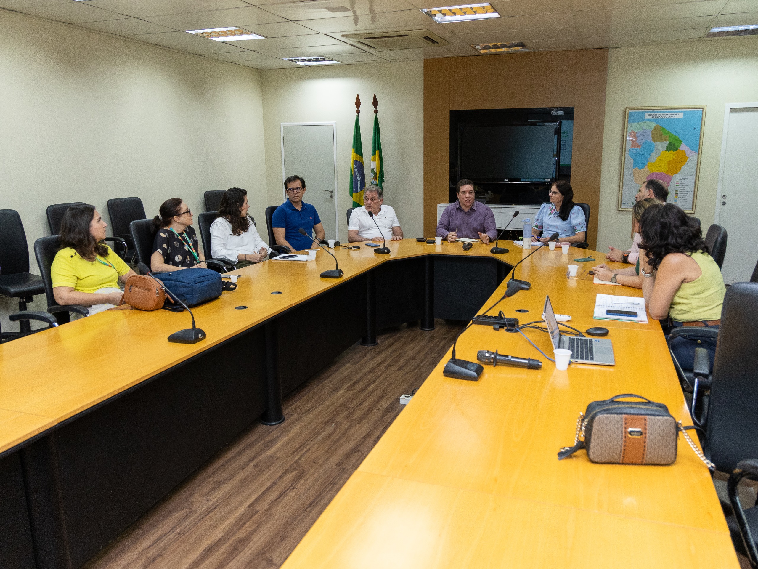 Seplag promove reunião para discutir a governança do Distrito de Inovação e Saúde do Ceará