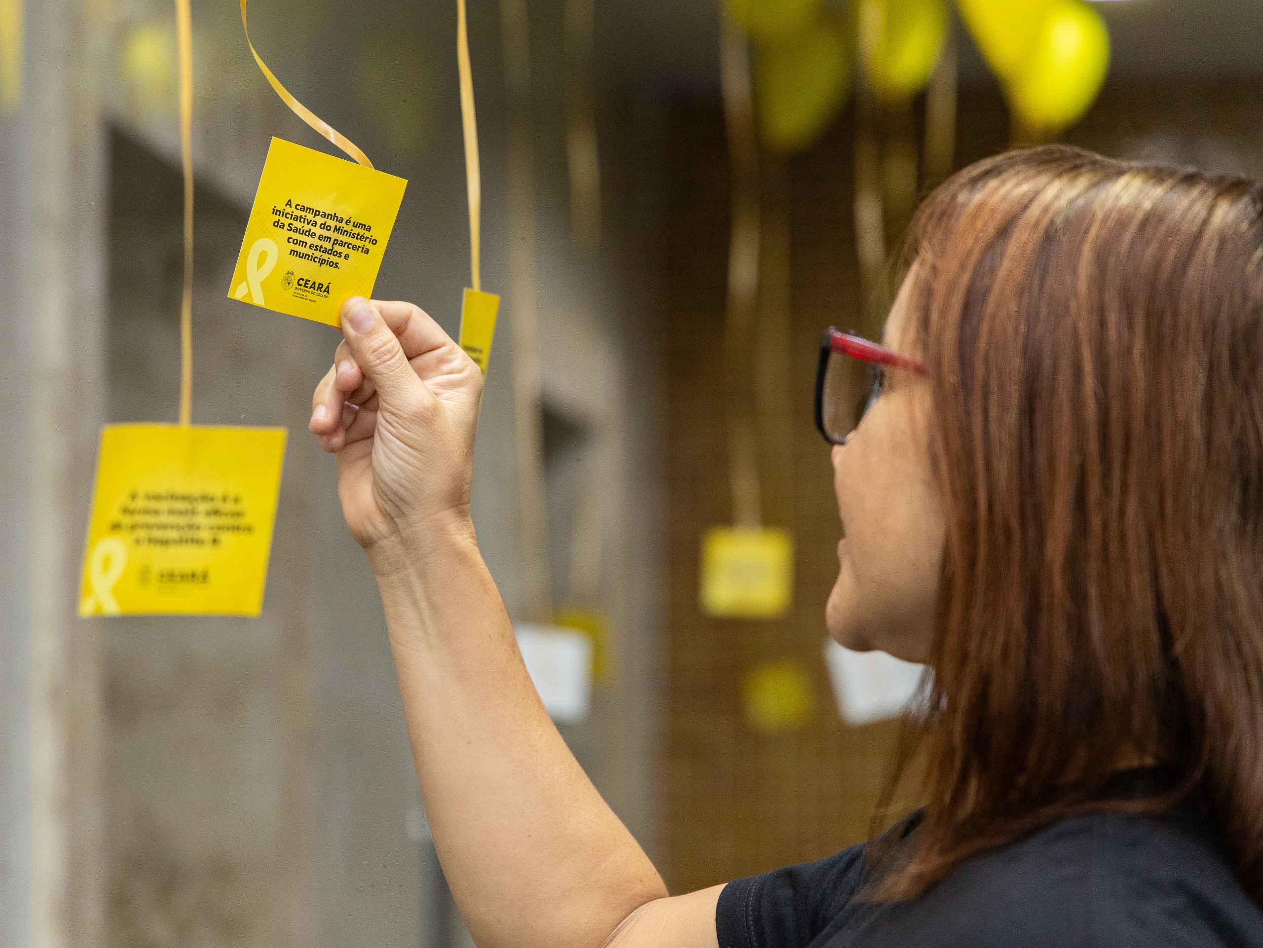 Seplag-CE realiza ação educativa sobre hepatites virais no Julho Amarelo