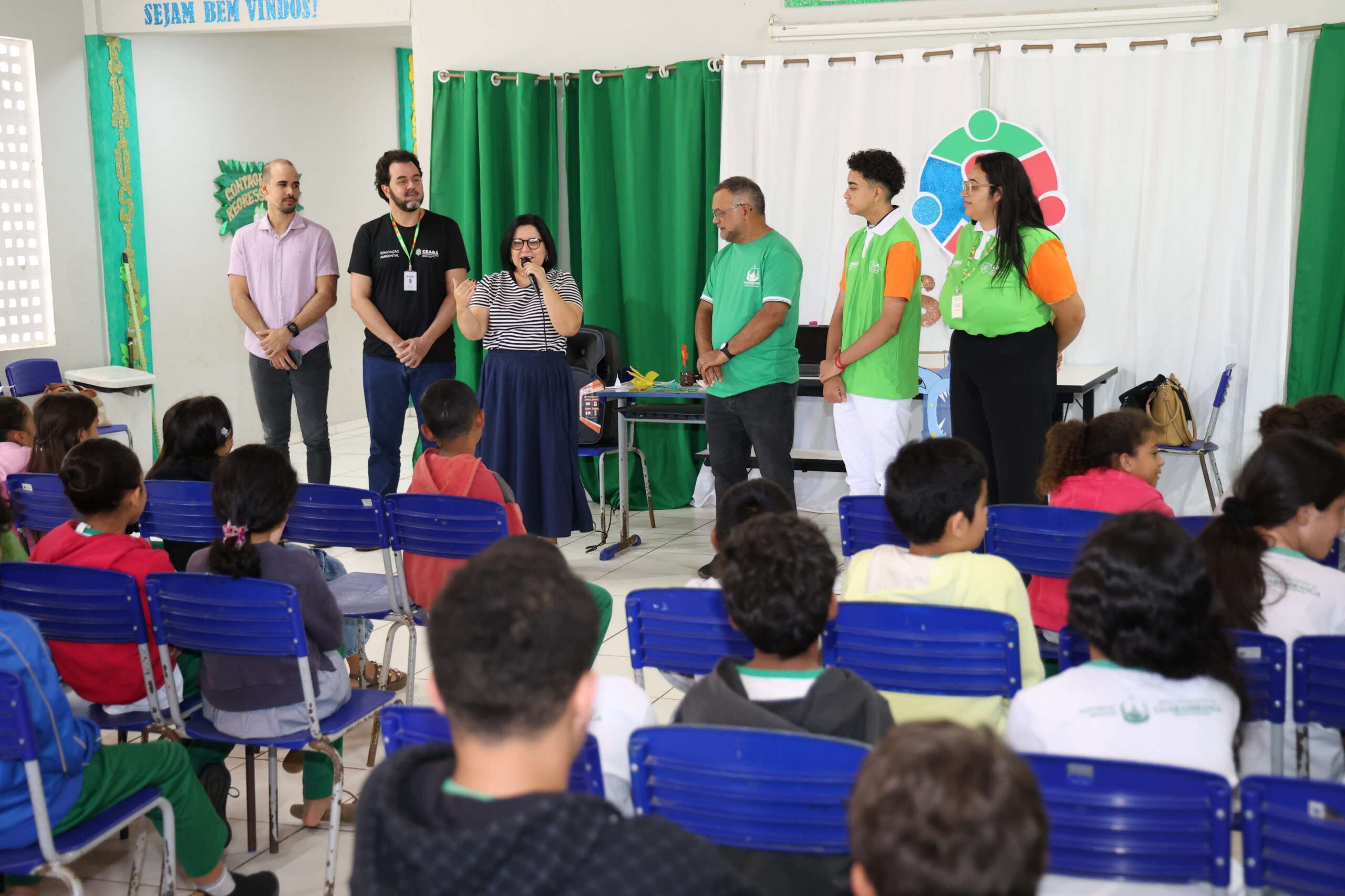 Seplag acompanha o Programa Agente Jovem Ambiental em Aratuba, Guaramiranga e Pacoti