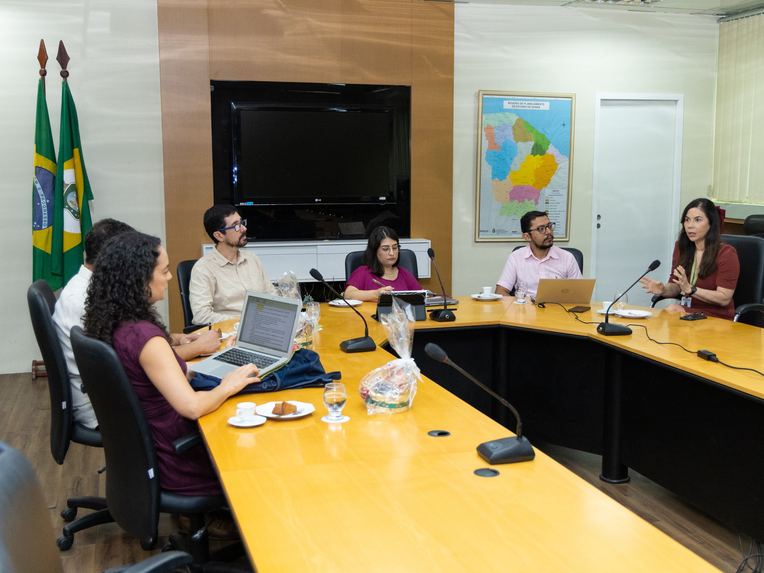 Ipea visita Seplag para avaliar avanços do Ceará na Estratégia Nacional de Governo Digital