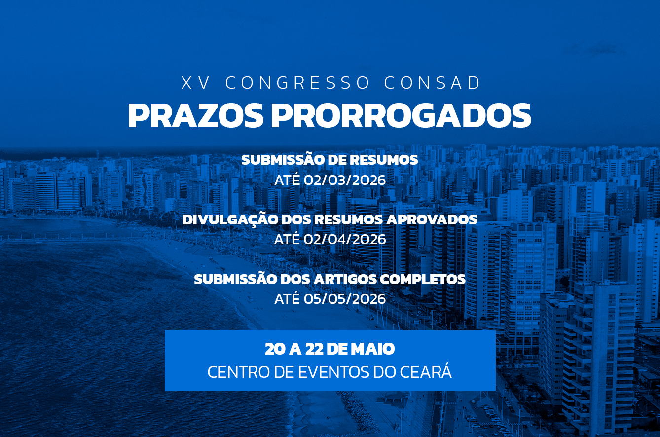 Congresso do Consad 2026 prorroga prazos para a submissão de trabalhos
