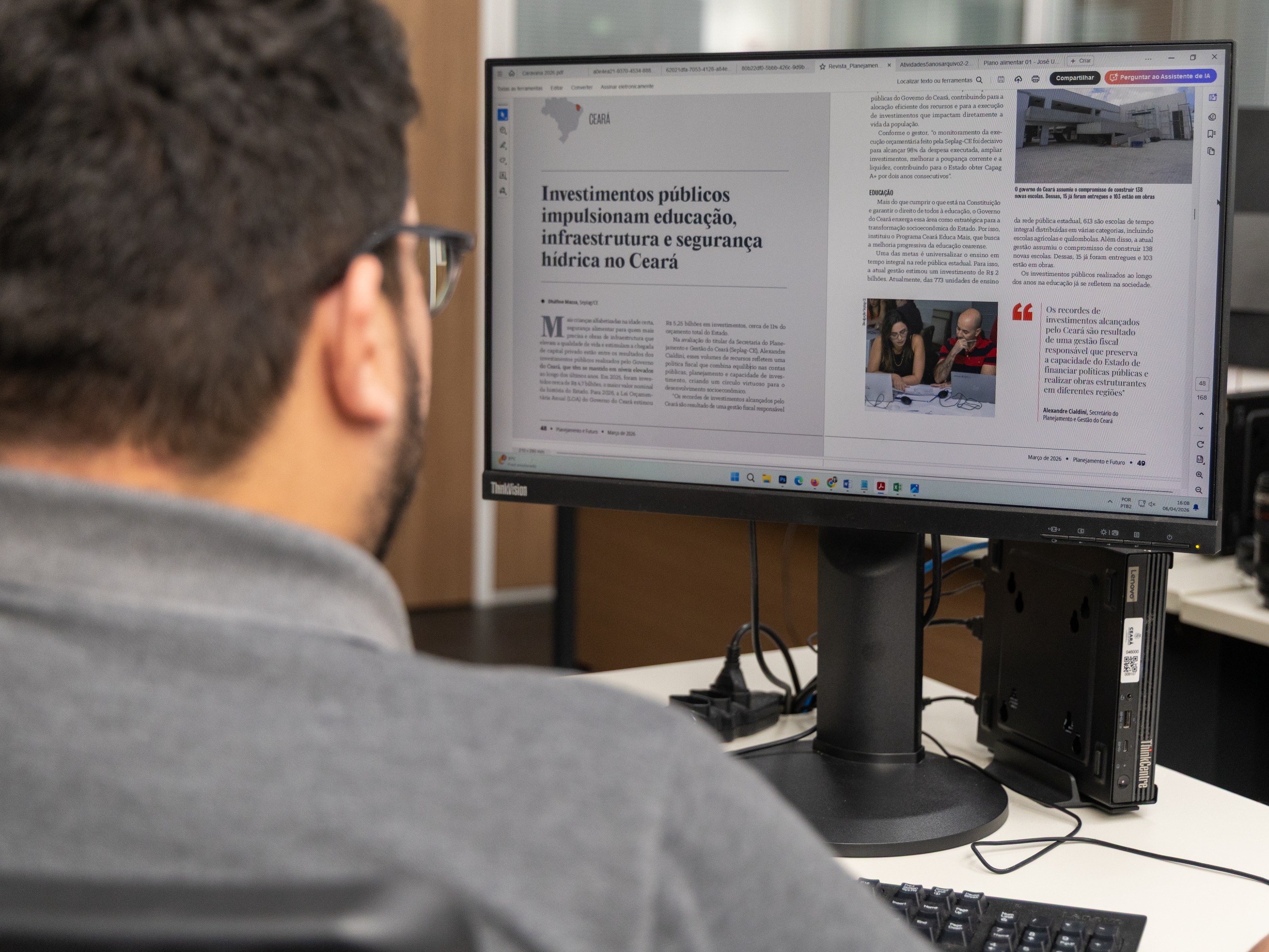 Investimentos do Ceará são destaque na revista nacional Planejamento e Futuro