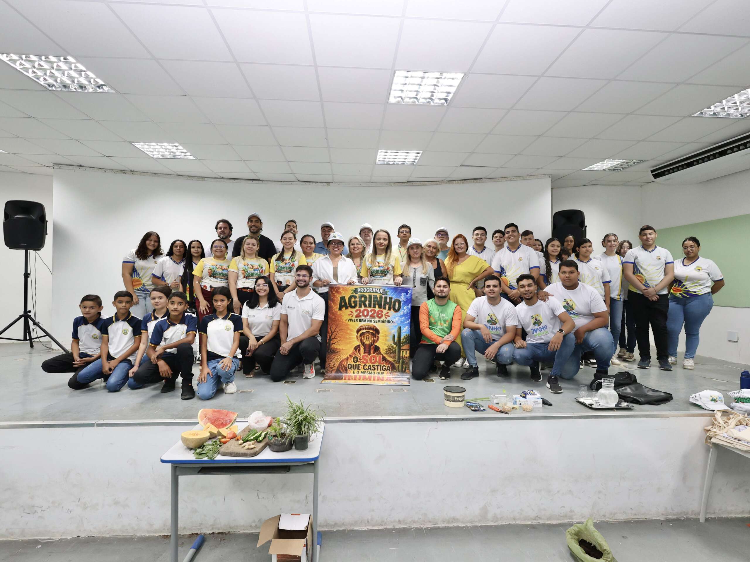 Seplag visita atividades do programa Agente Jovem Ambiental em Caridade e Canindé