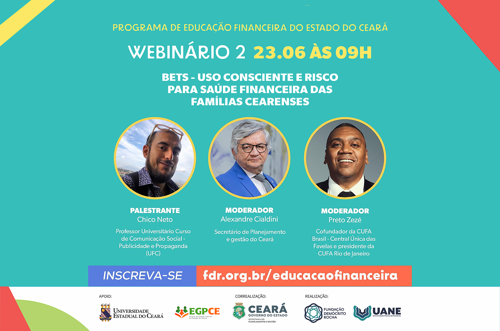 Programa de Educação Financeira promove webinar sobre apostas online e seus impactos
