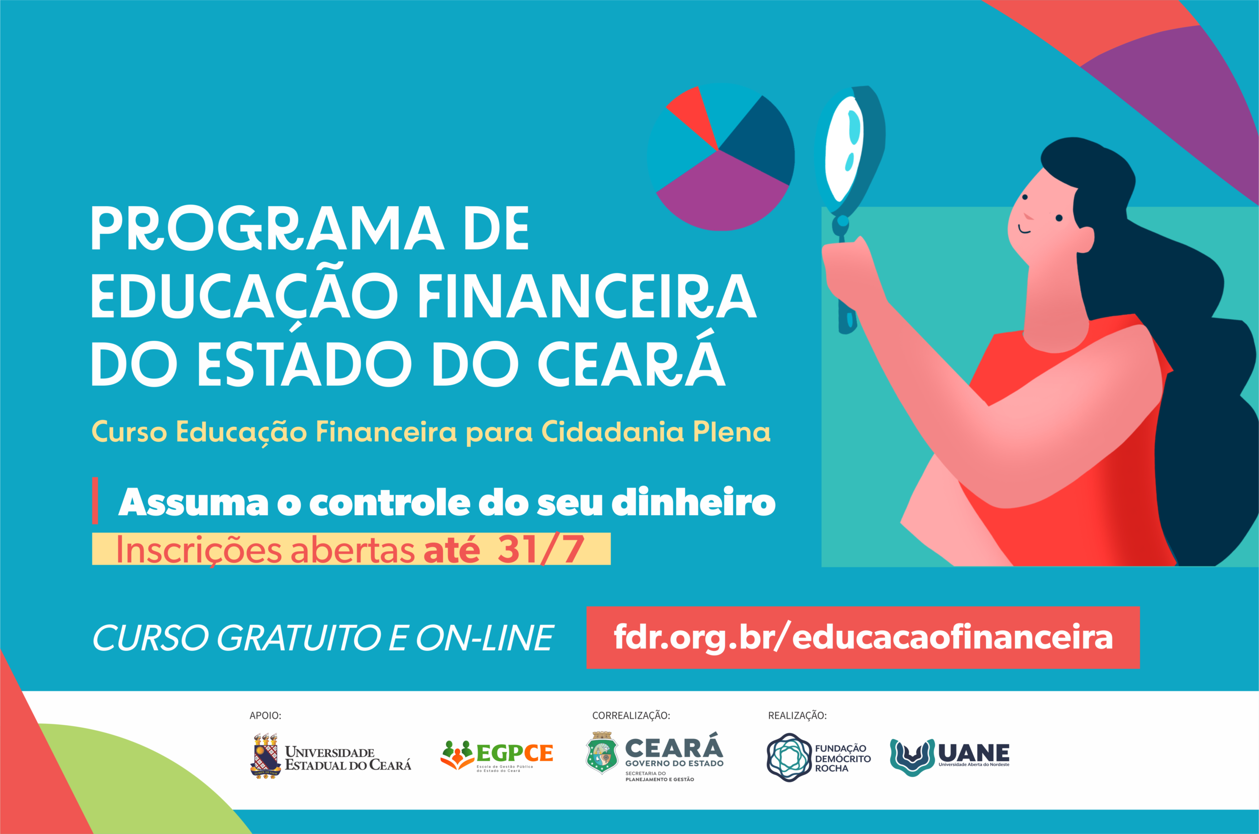 Inscrições para curso gratuito sobre educação financeira seguem até 31 de julho